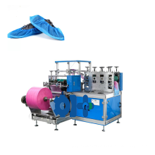 Hot Sale Fully Automatic Disposable PP/Spunbond consumable Non woven Shoes Cover making Machine